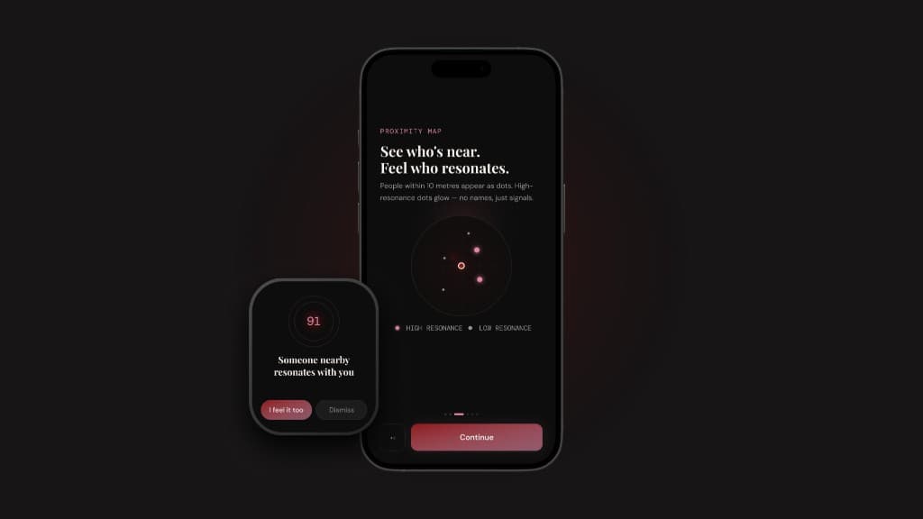resonance — a speculative dating app built on bodily signals